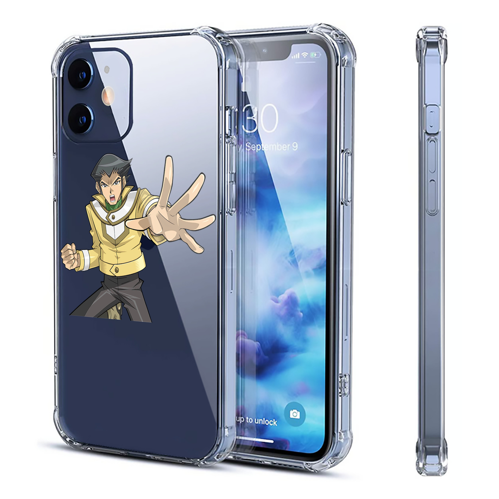（画像用） 遊☆戯☆王 Yu-Gi-Oh! 【iPhone 12シリーズ対応】透明スマホケース（クリアソフトケース）